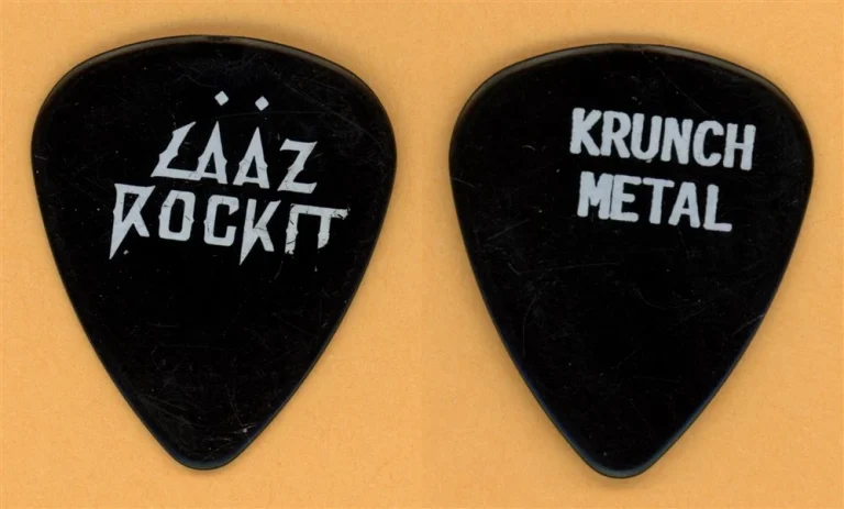 Laaz Rockit Krunch Metal Vintage Guitar Pick - 1989 Annihilation Principle Tour