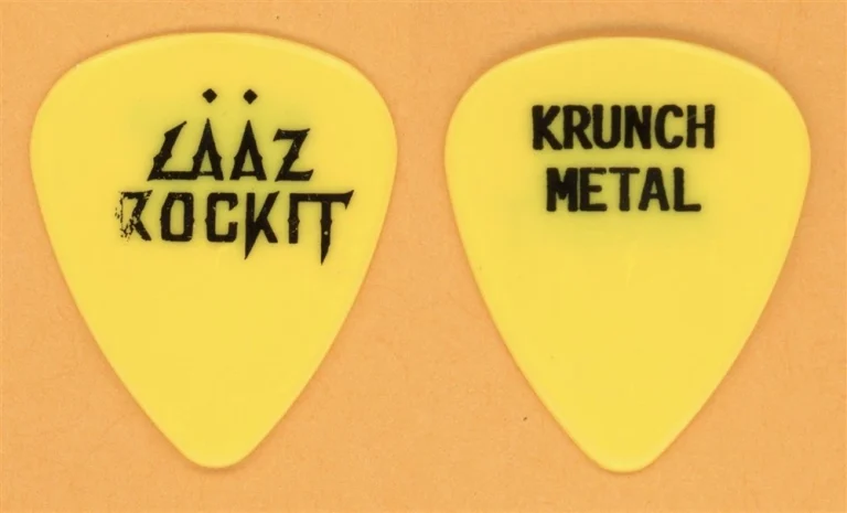 Laaz Rockit Krunch Metal Vintage Guitar Pick - 1989 Annihilation Principle Tour