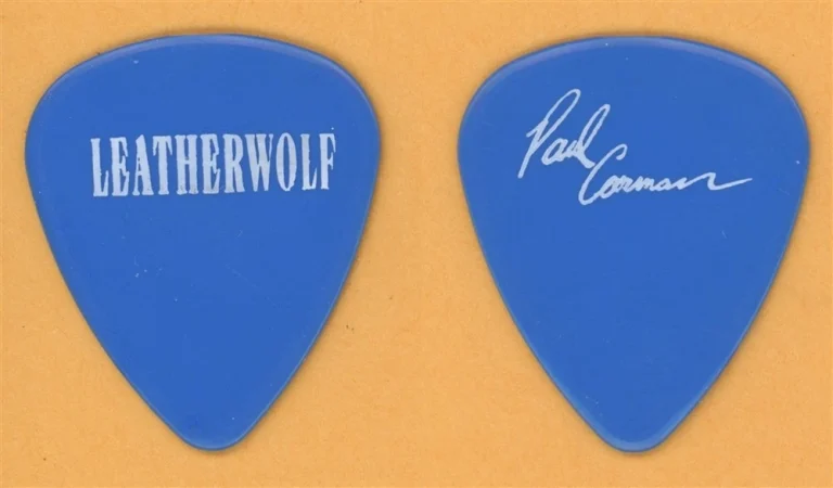 Leatherwolf Paul Carmen Vintage Guitar Pick - 1987 US Tour