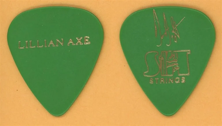 Lillian Axe Darrin DeLatte Vintage Guitar Pick - 1992 Poetic Justice Tour