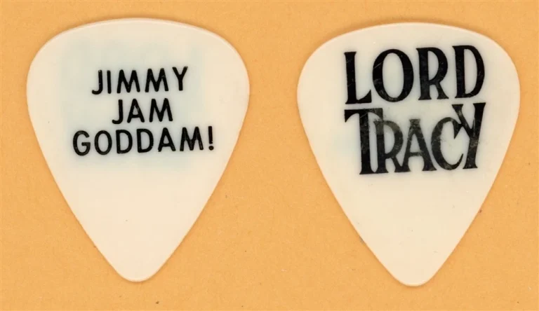 Lord Tracy Jimmy Rusidoff Vintage Guitar Pick - 1989 Deaf Gods Tour