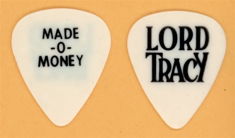 Lord Tracy Jimmy Rusidoff Vintage Guitar Pick - 1989 Deaf Gods Tour