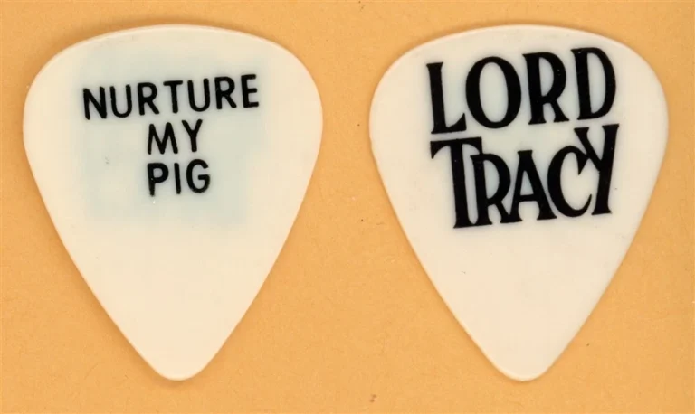 Lord Tracy Jimmy Rusidoff Vintage Guitar Pick - 1989 Deaf Gods Tour
