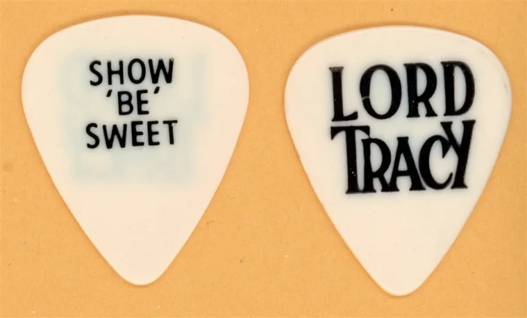Lord Tracy Jimmy Rusidoff Vintage Guitar Pick - 1989 Deaf Gods Tour