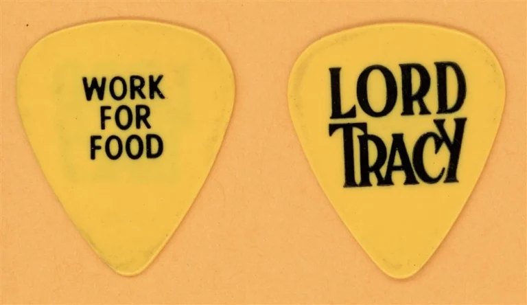 Lord Tracy Terrance Lee Vintage Guitar Pick - 1989 Deaf Gods Tour