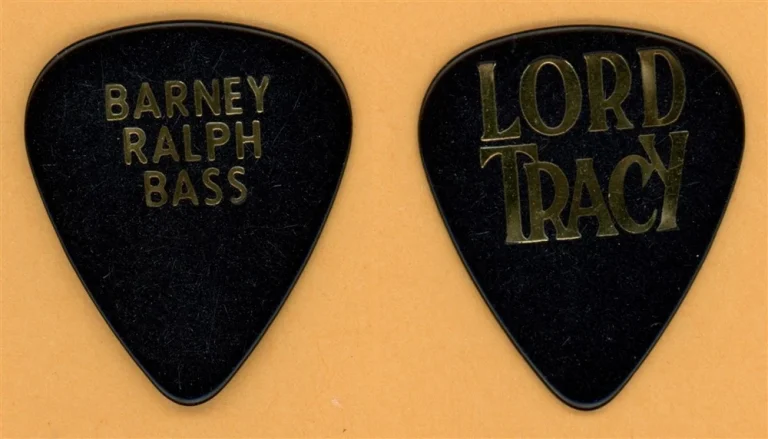 Lord Tracy Barney Ralph Vintage Guitar Pick - 1989 Deaf Gods Tour