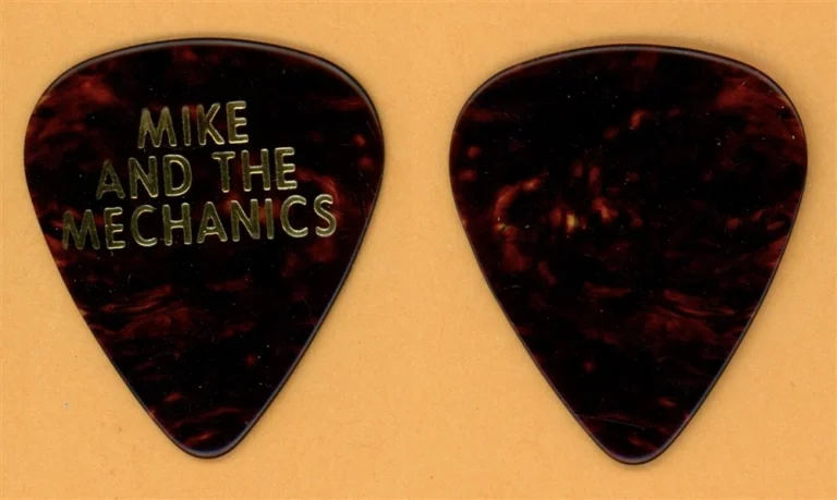 Genesis Mike Rutherford & Mechanics Vintage Guitar Pick - 1988 Living Years Tour