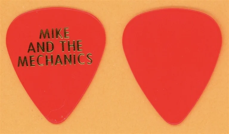 Genesis Mike Rutherford & Mechanics Vintage Guitar Pick - 1988 Living Years Tour