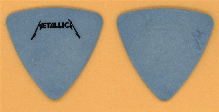 Metallica Jason Newsted Vintage Guitar Pick - 1988 And Justic For All Tour