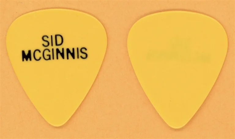 David Letterman Sid Mcginnis Vintage Guitar Pick - 1988 Late Night Tour