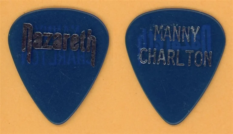 Nazareth Manny Charlton Vintage Guitar Pick - 1981 The Full Circle Tour