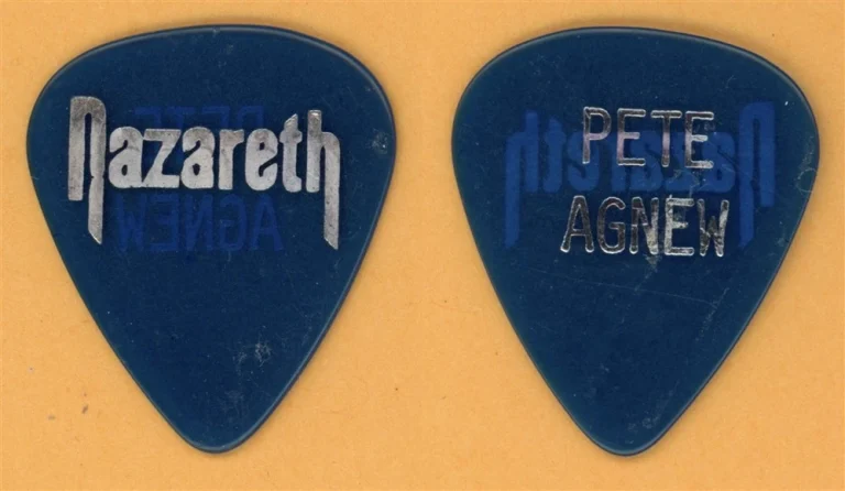 Nazareth Pete Agnew Vintage Guitar Pick - 1981 The Full Circle Tour