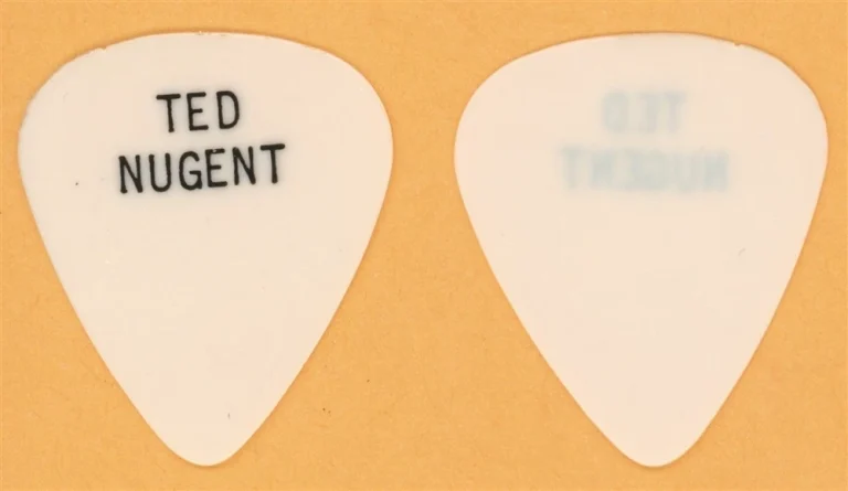 Ted Nugent Vintage Guitar Pick - 1979 State of Shock Tour