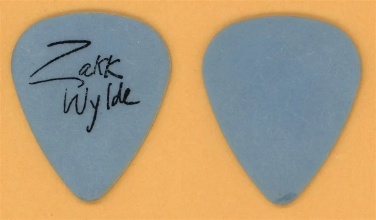 Ozzy Osbourne Zakk Wylde Vintage Guitar Pick - 1991 Theatre Of Madness Tour