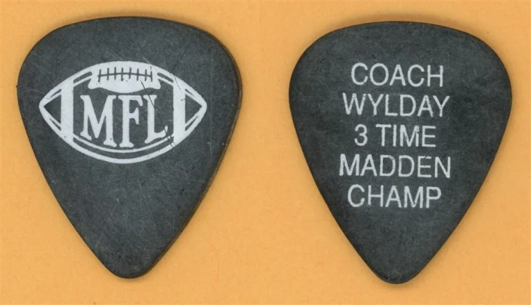 Ozzy Osbourne Zakk Wylde MFL Vintage Guitar Pick - 1991 Theatre Of Madness Tour