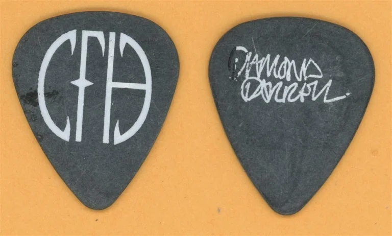 Pantera Dimebag Darrell Vintage Guitar Pick - 1990 Cowboys From Hell Tour