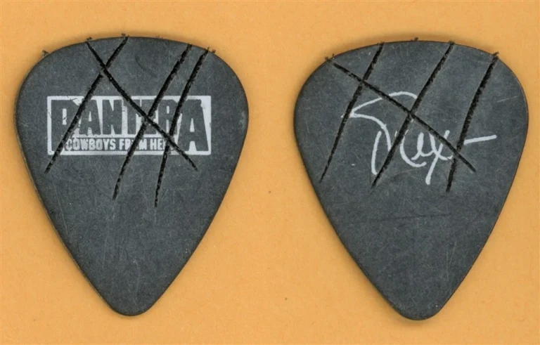 Pantera REX Vintage Guitar Pick - 1990 Cowboys From Hell Tour - USED