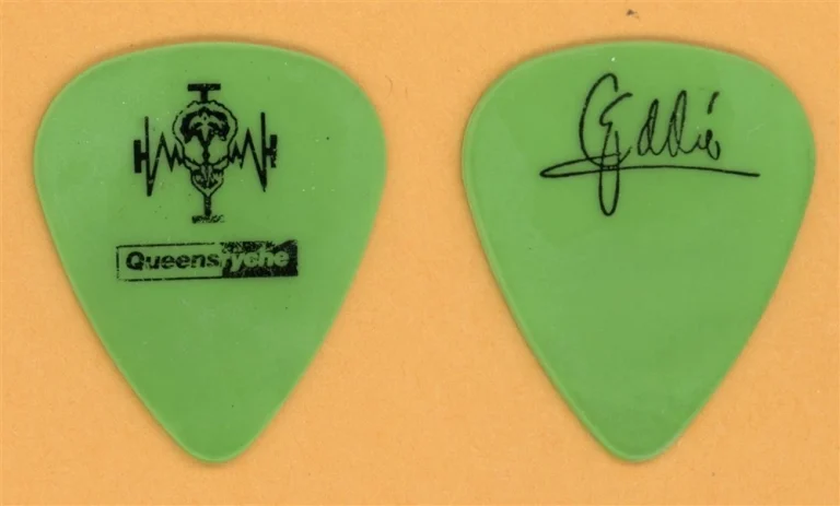 Queensryche Eddie Jackson Vintage Guitar Pick - 1988 Operation Mind Crime Tour