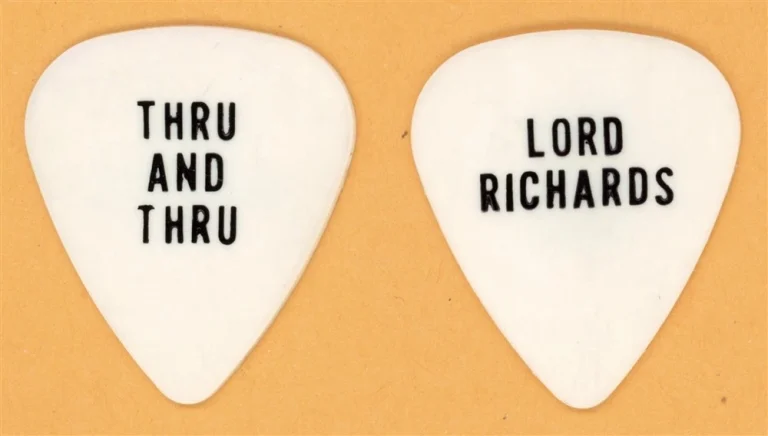 Rolling Stones Keith Richards Vintage Guitar Pick - 1989 Steel Wheels Tour