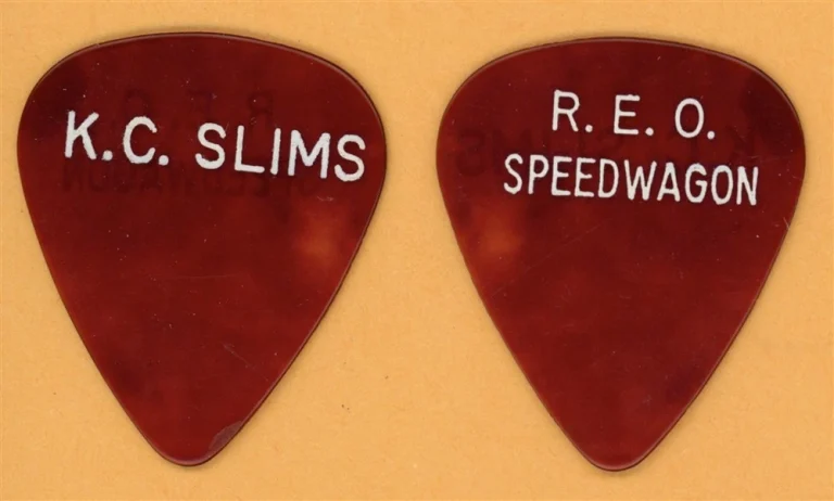 REO Speedwagon Kevin Cronin Vintage Guitar Pick - 1979 Nine Lives Tour