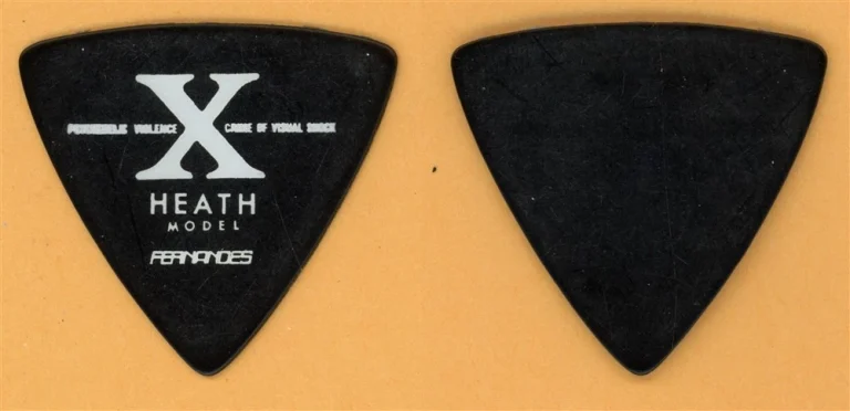 X Japan Heath Vintage Guitar Pick - 1993 Art of Life Tour