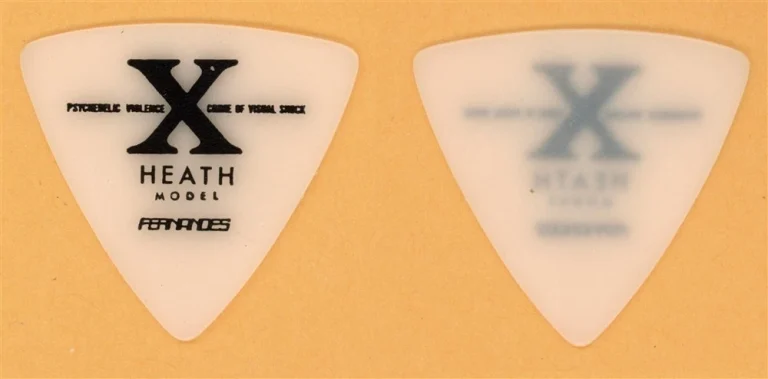 X Japan Heath Vintage Guitar Pick - 1993 Art of Life Tour