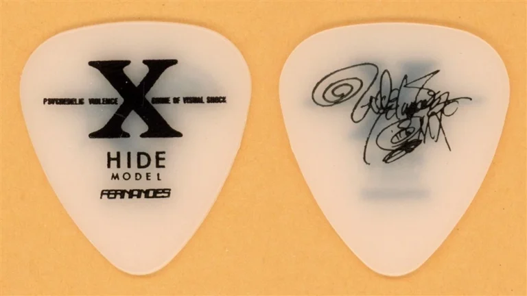 X Japan Hide Vintage Guitar Pick - 1993 Art of Life Tour