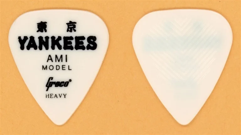 Tokyo Yankees Ami Vintage Guitar Pick - 1993 Ghostrider Tour