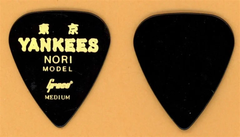 Tokyo Yankees Nori Vintage Guitar Pick - 1993 Ghostrider Tour