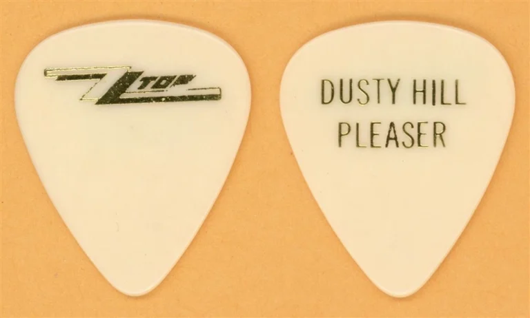 ZZ Top Dusty Hill Vintage Guitar Pick - 1984 Afterburner Tour