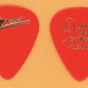 ZZ Top Dusty Hill Pleaser Vintage Guitar Pick - 1990 Recylcer Tour
