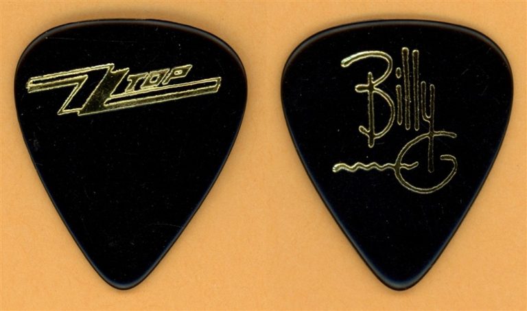 ZZ Top Billy Gibbons Vintage Guitar Pick - 1990 Recylcer Tour