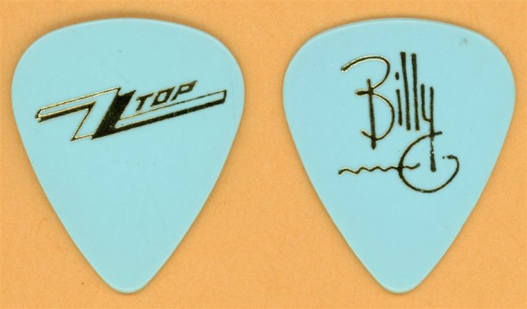 ZZ Top Billy Gibbons Vintage Guitar Pick - 1990 Recylcer Tour