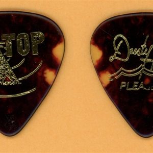 ZZ Top Dusty Hill Pleaser Vintage Guitar Pick - 1990 Recylcer Tour