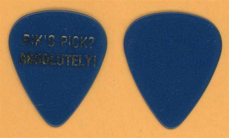 Triumph Rik Emmett Vintage Guitar Pick - 1990 Absolutely Tour
