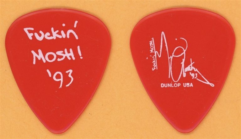 Van Halen Michael Anthony Vintage Guitar Pick - 1993 Right Here Right Now Tour