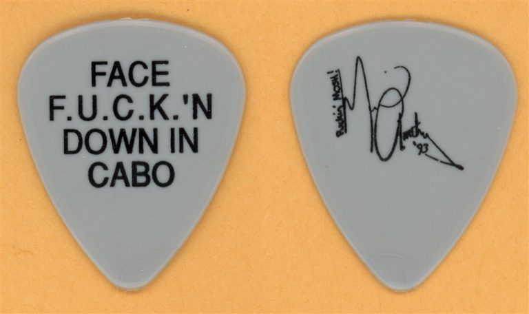 Van Halen Michael Anthony Vintage Guitar Pick - 1993 Right Here Right Now Tour