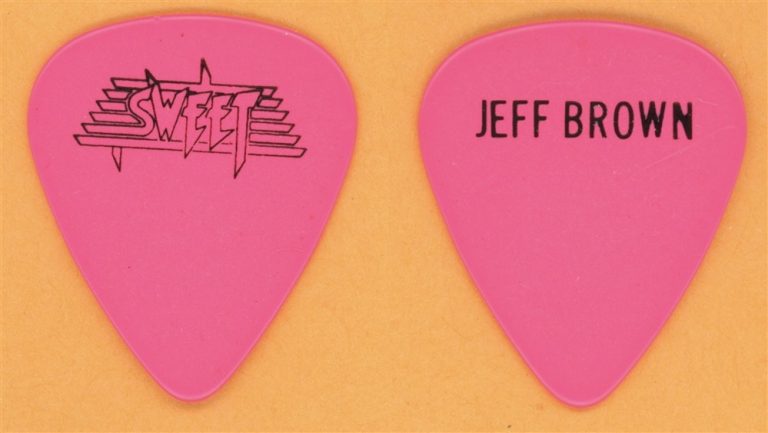 Sweet Jeff Brown Vintage Guitar Pick - 1993 30 Years Tour