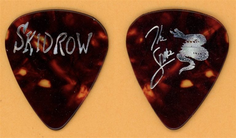 Skid Row Dave Snake Sabo Vintage Guitar Pick - 1991 Slave to the Grind Tour