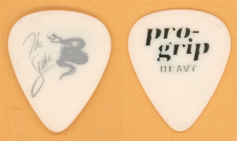 Skid Row Dave Snake Sabo Vintage Guitar Pick - 1991 Slave to the Grind Tour
