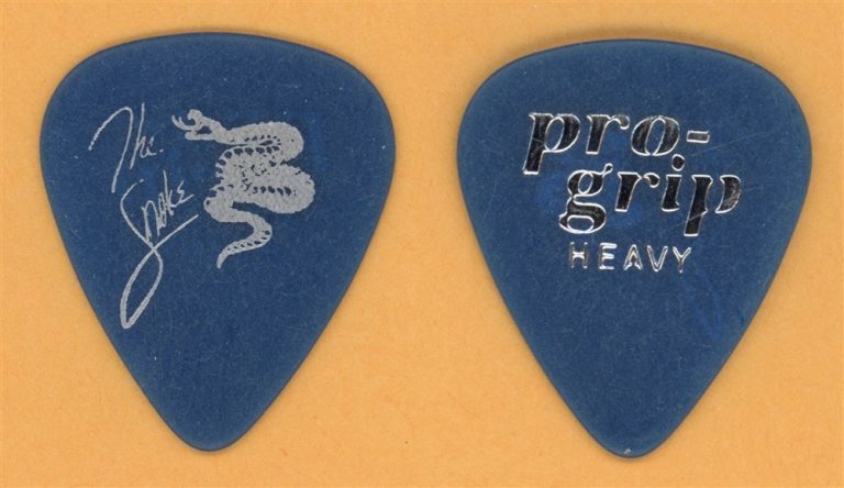 Skid Row Dave Snake Sabo Vintage Guitar Pick - 1991 Slave to the Grind Tour