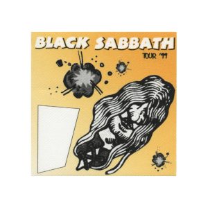 Black Sabbath 1999 Reunion Concert Tour Guest Backstage Pass