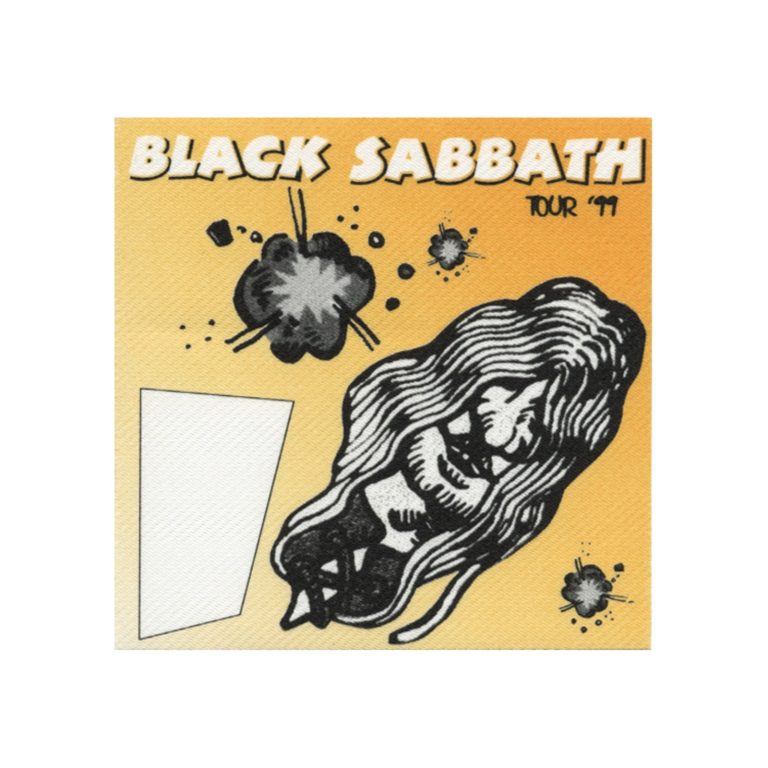 Black Sabbath 1999 Reunion Concert Tour Guest Backstage Pass