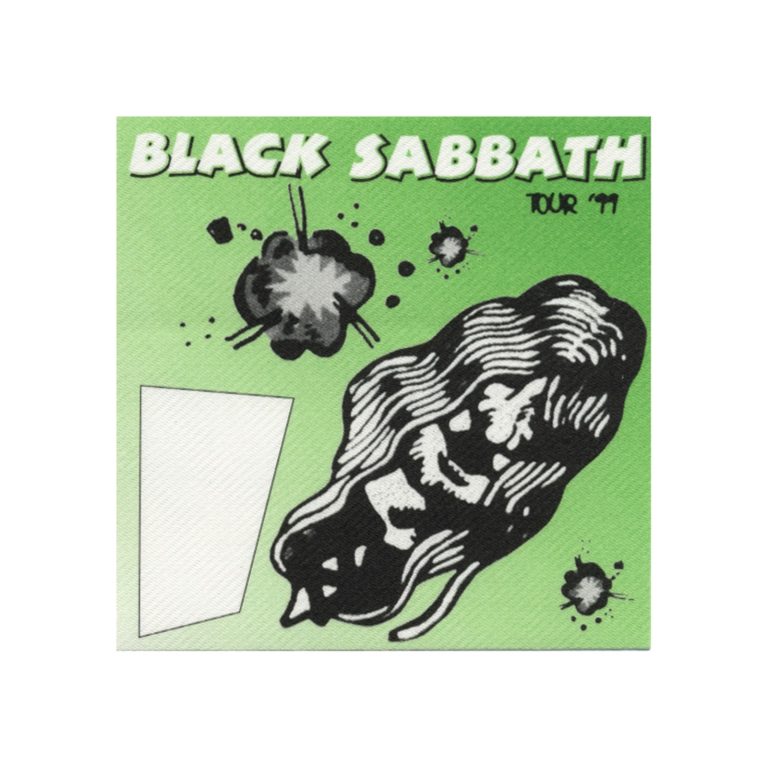 Black Sabbath 1999 Reunion Concert Tour Guest Backstage Pass