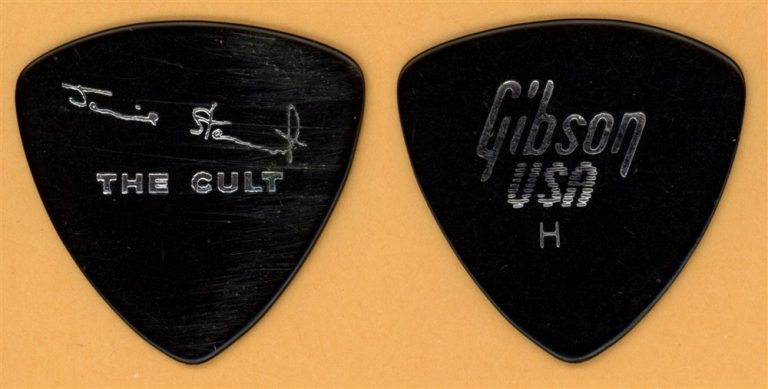 The Cult Jamie Stewart Vintage Guitar Pick - 1989 Sonic Temple Tour