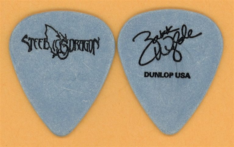 Steel Dragon Zakk Wylde Black Label Society Vintage Guitar Pick - 2001 Tour