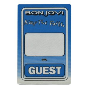 Bon Jovi 1993 Keep the Faith Concert Tour Guest Backstage Pass