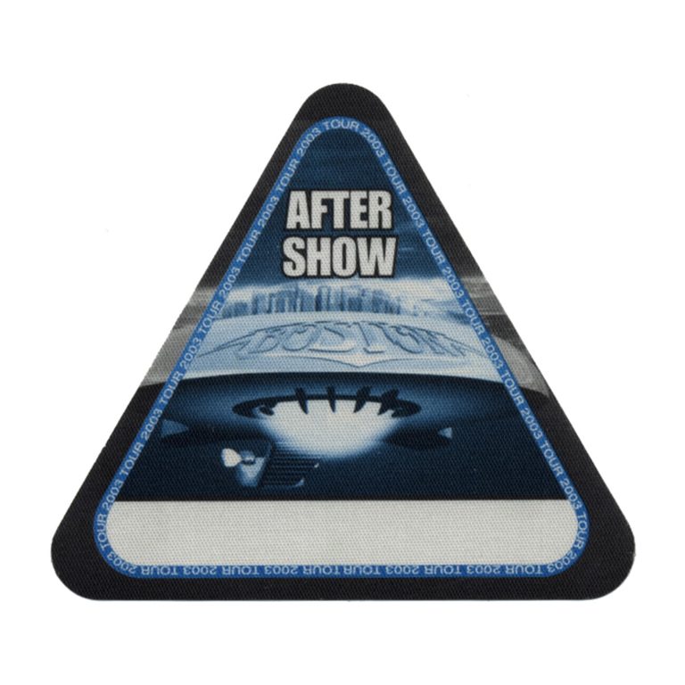 Boston 2003 Corporate America Concert Tour After Show Backstage Pass