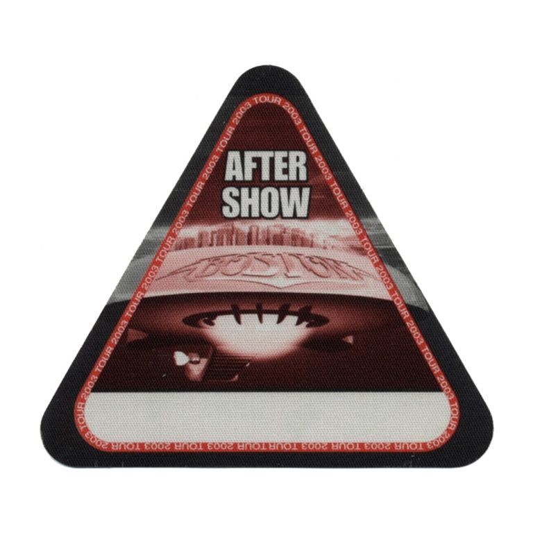 Boston 2003 Corporate America Concert Tour After Show Backstage Pass