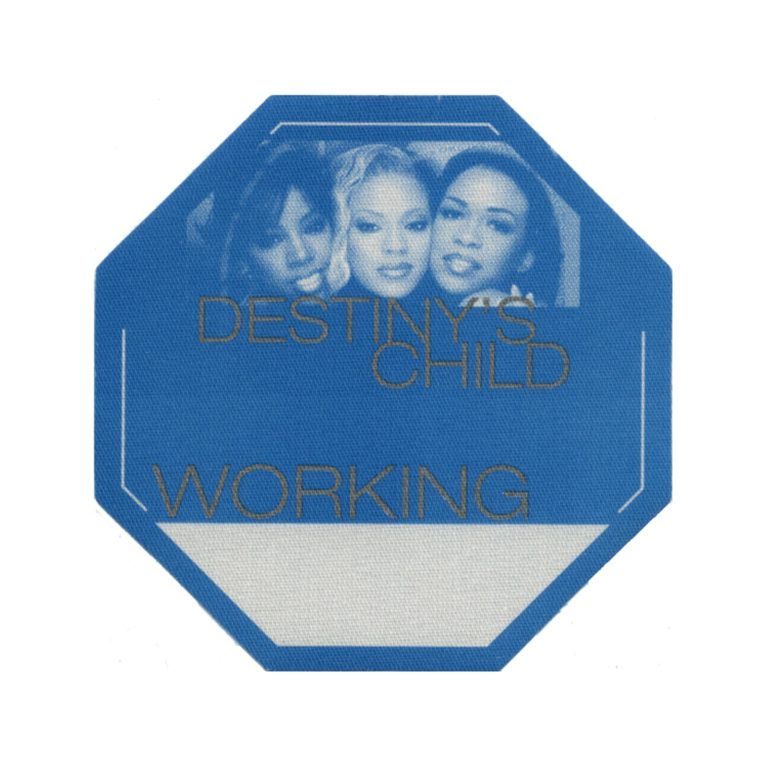 Destinys Child 1998 Debut Concert Tour Working Backstage Pass